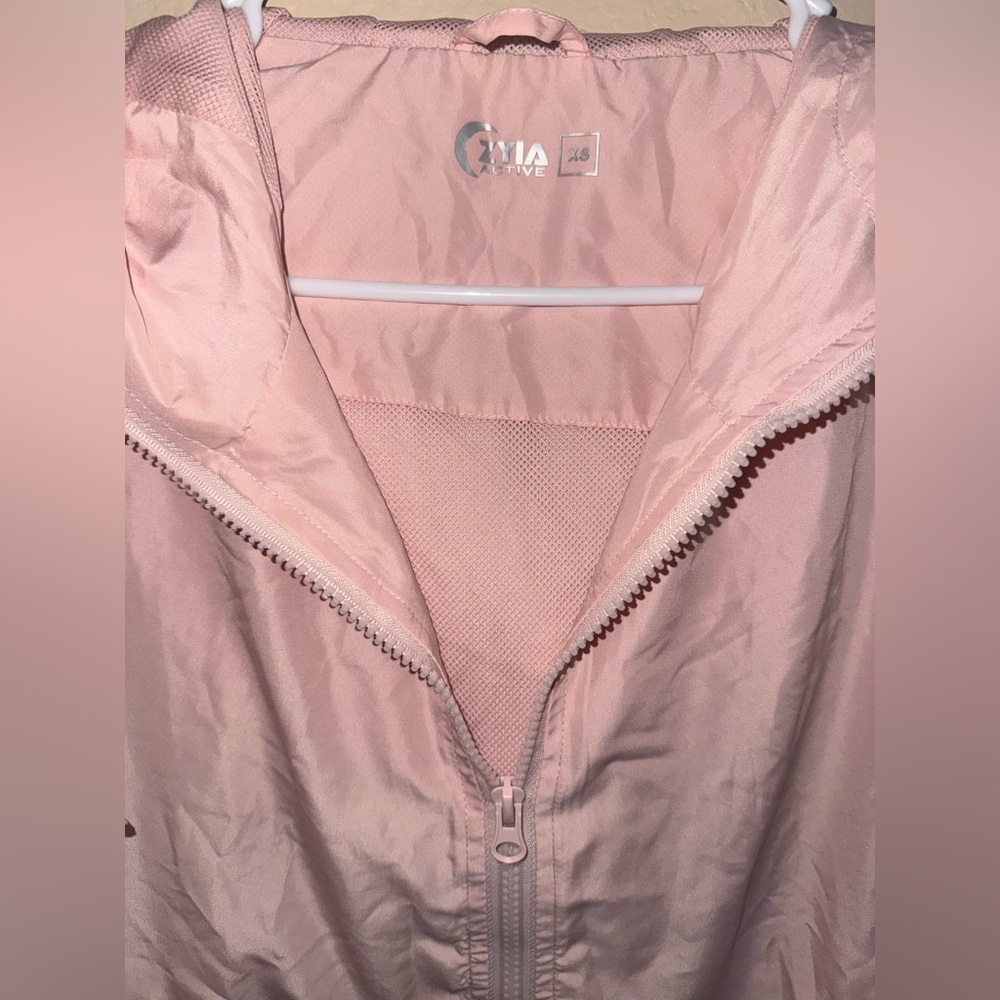 Zyia active Women's Light Pink Bomber Jacket